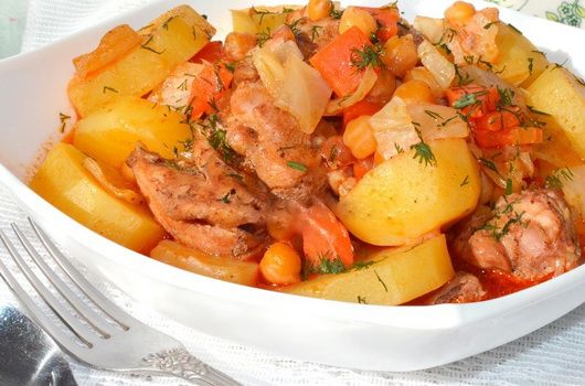 Жаркое по-домашнему с курицей 1000гр